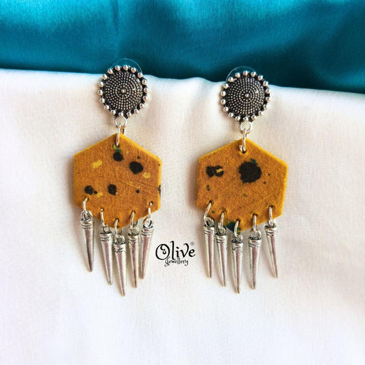 Handmade Kalamkari Earrings -054