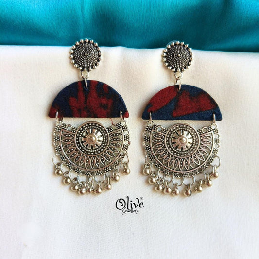 Handmade Kalamkari Earrings -057