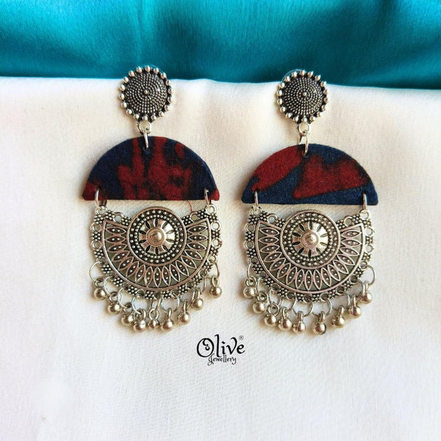 Handmade Kalamkari Earrings -057