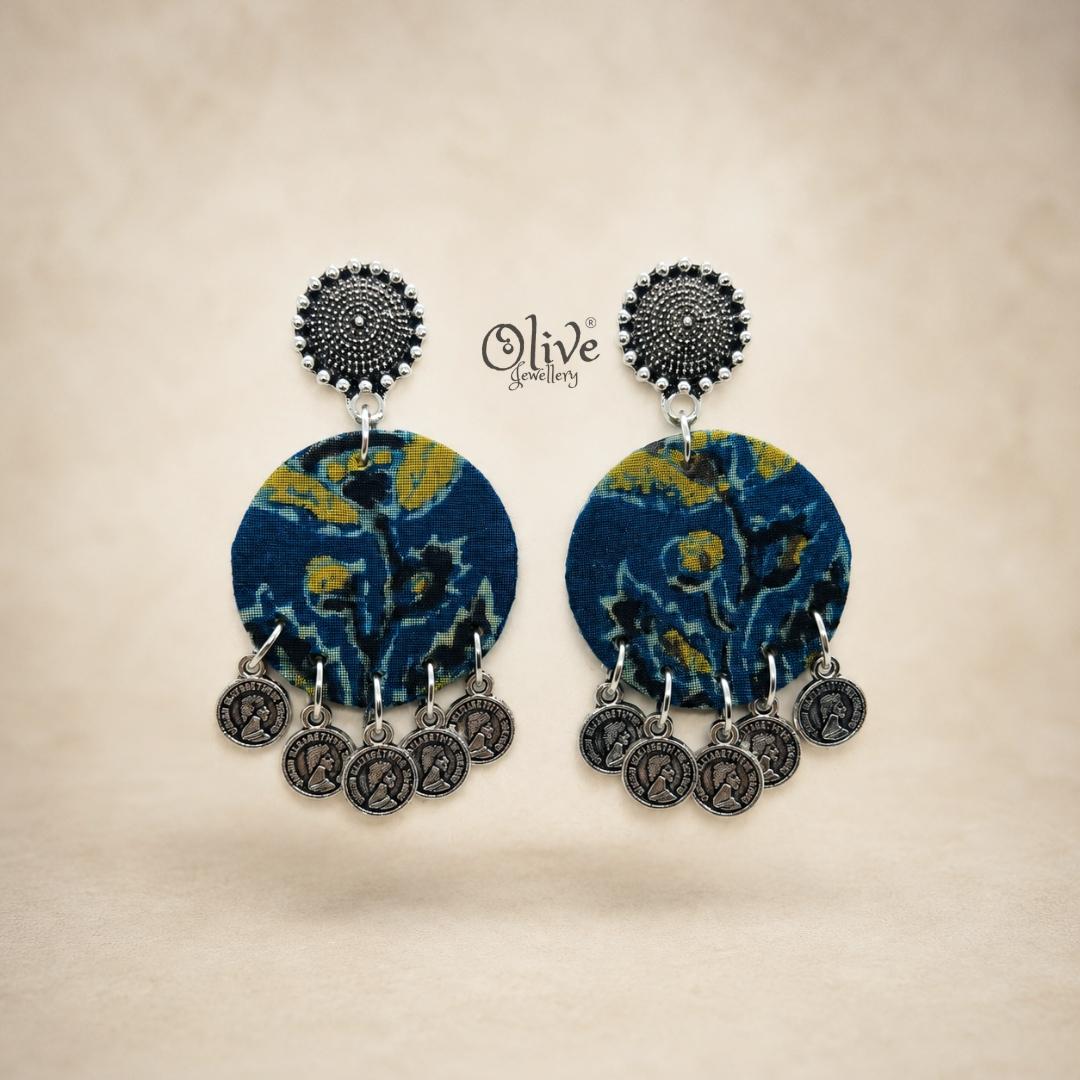 Handmade Kalamkari Earrings -059