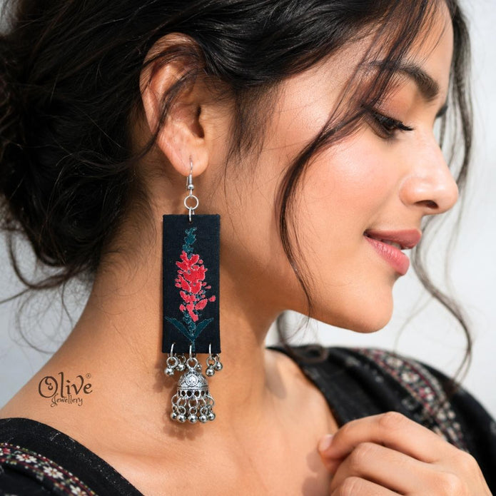 Handmade Kalamkari Earrings -060