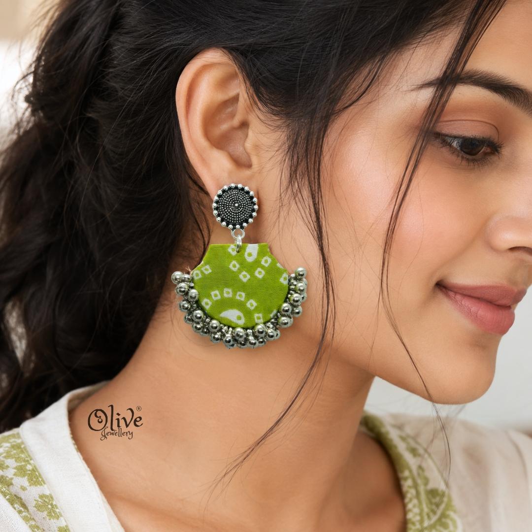 Handmade Kalamkari Earrings -061