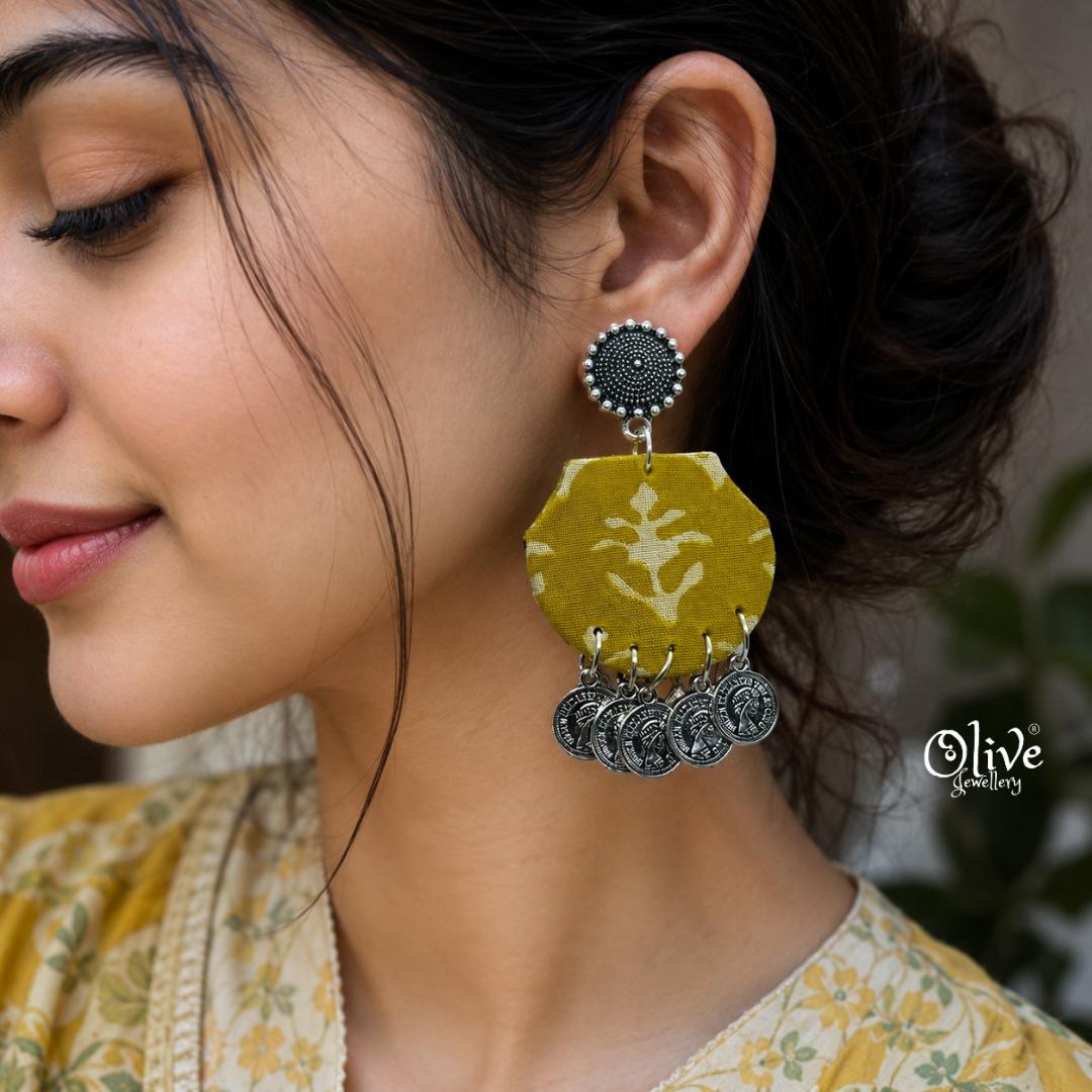 Handmade Kalamkari Earrings -062