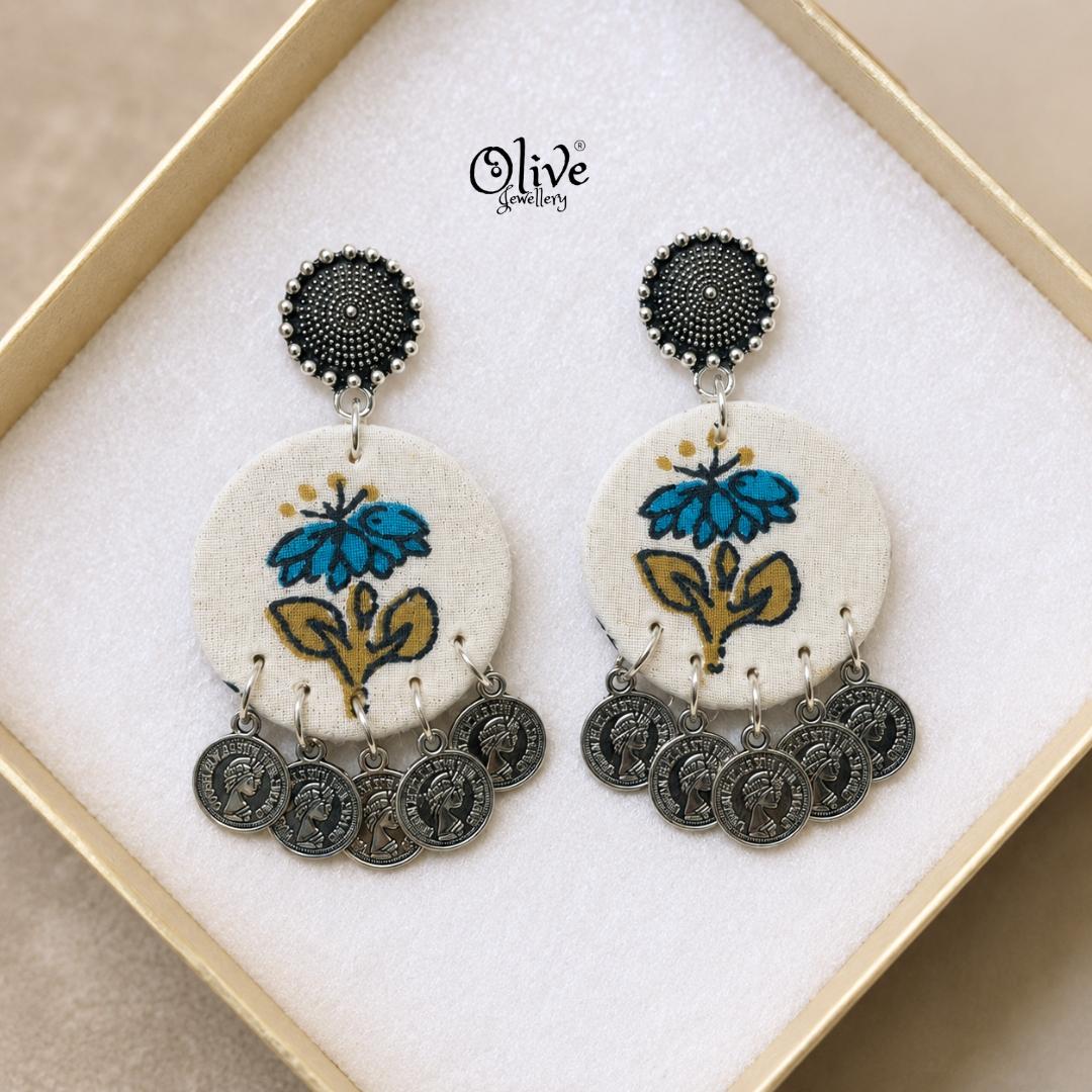 Handmade Kalamkari Earrings -063