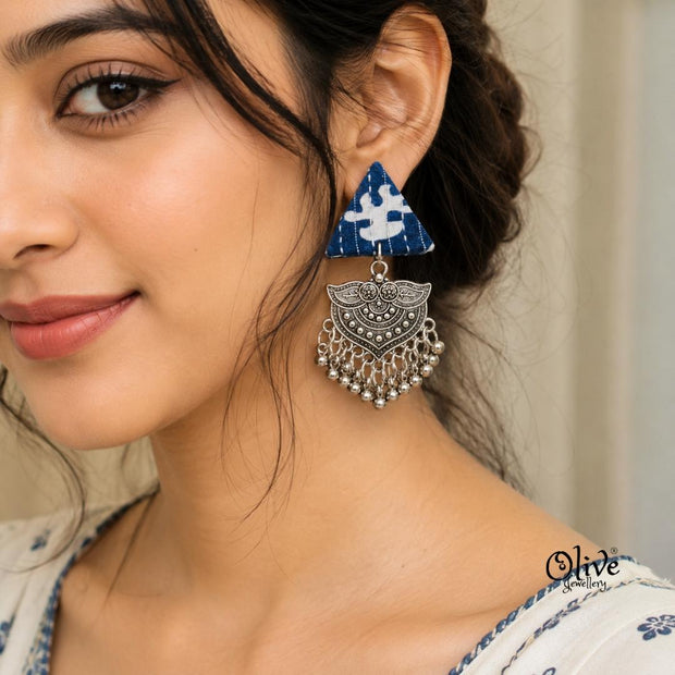 Handmade Kalamkari Earrings -070