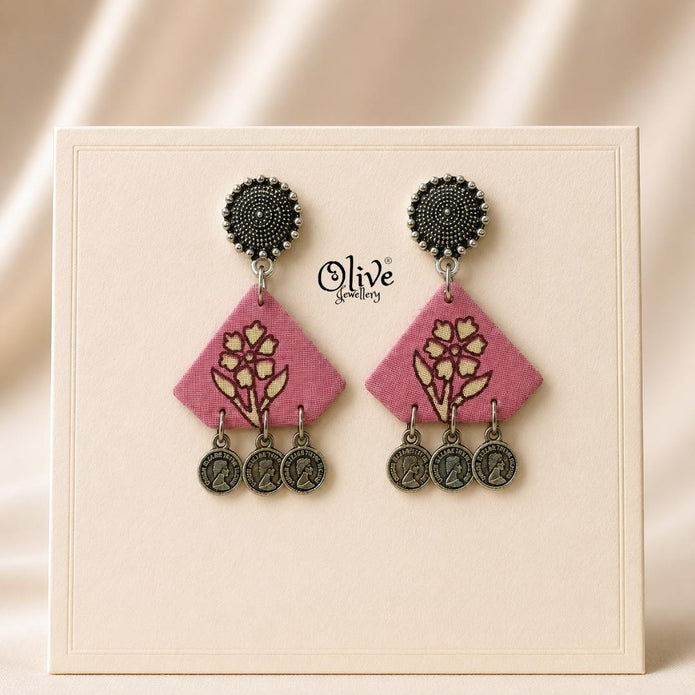 Handmade Kalamkari Earrings -072
