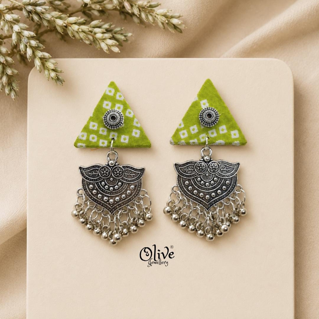 Handmade Kalamkari Earrings -074