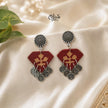 Handmade Kalamkari Earrings -078