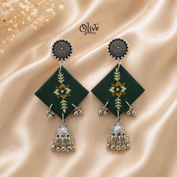 Handmade Kalamkari Earrings -079