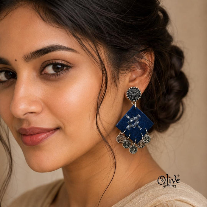 Handmade Kalamkari Earrings -080