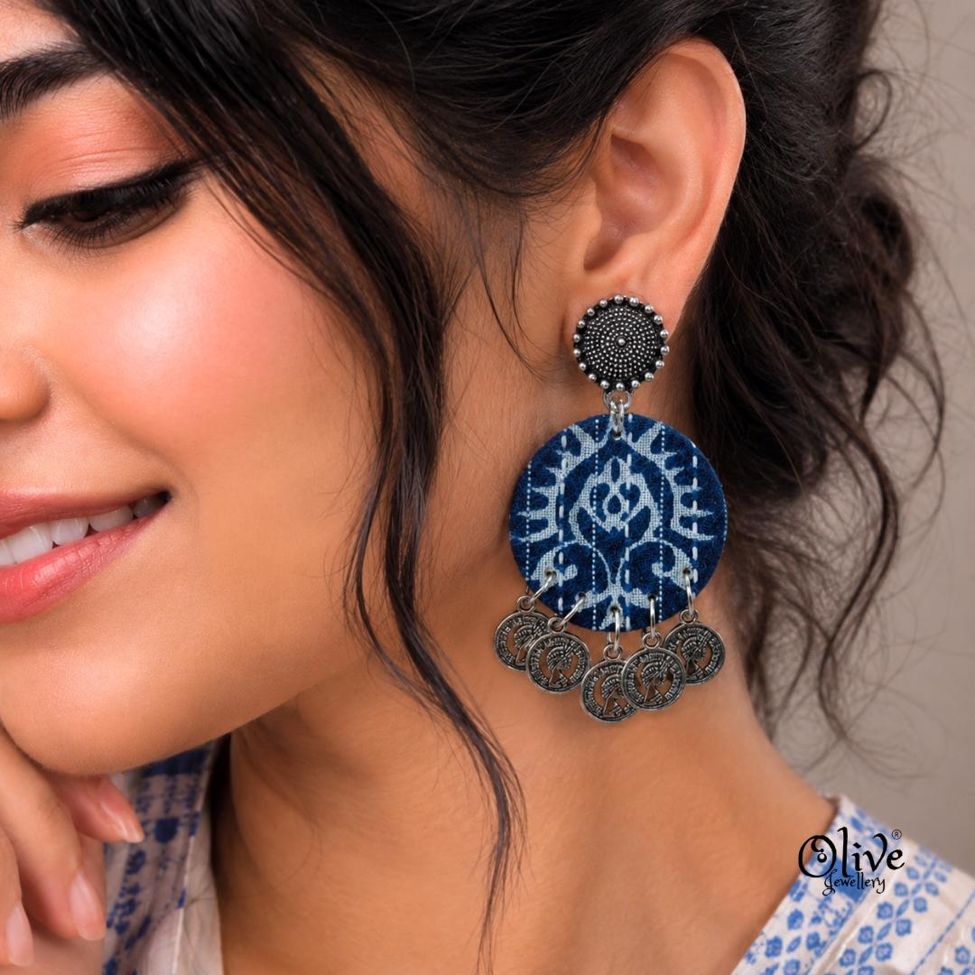 Handmade Kalamkari Earrings -082