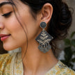 Handmade Kalamkari Earrings -084