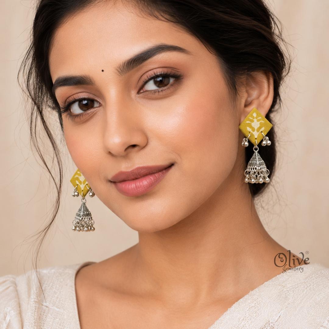 Handmade Kalamkari Earrings -087