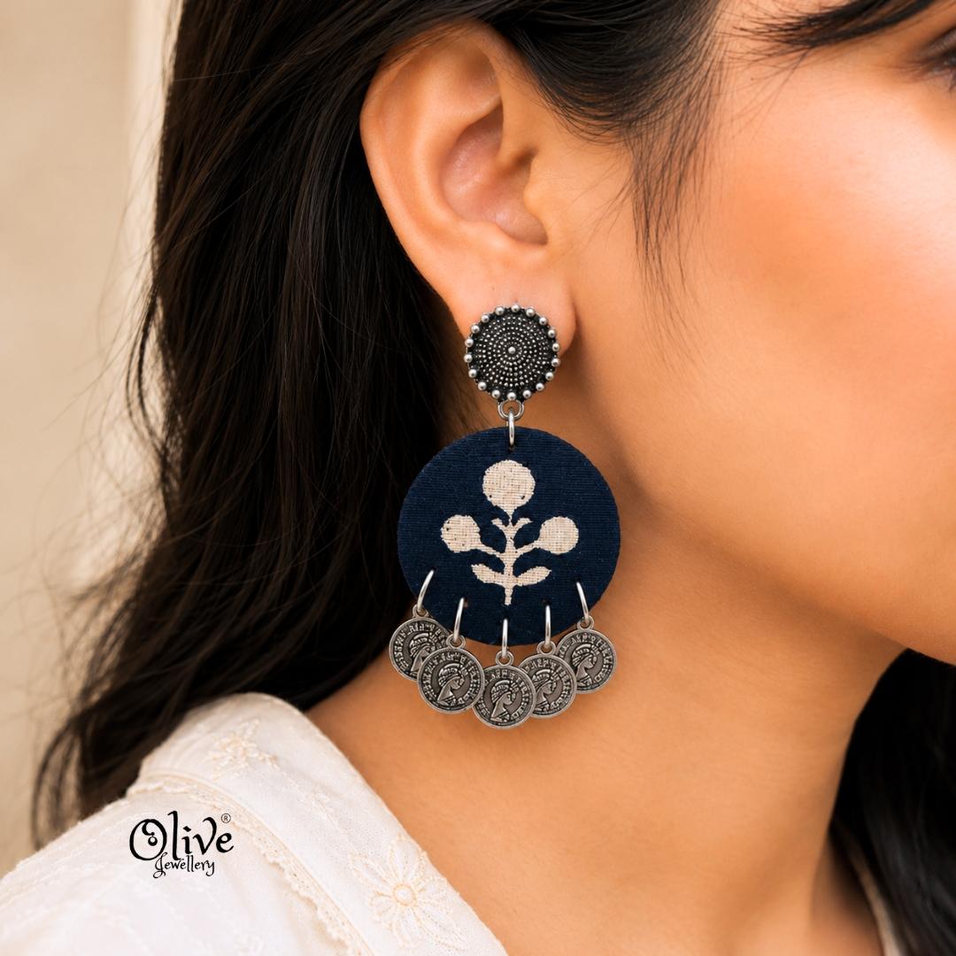 Handmade Kalamkari Earrings -088