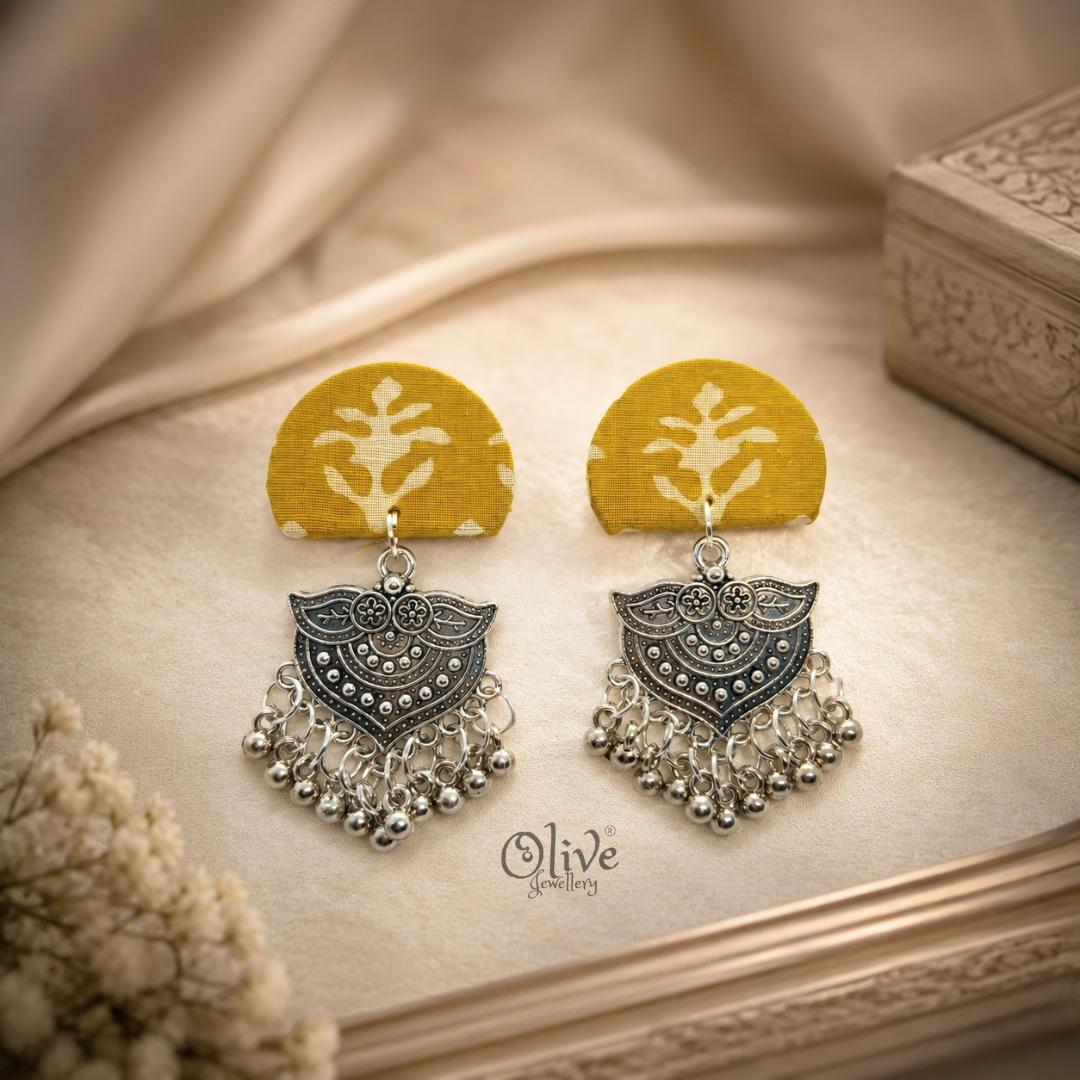 Handmade Kalamkari Earrings -090