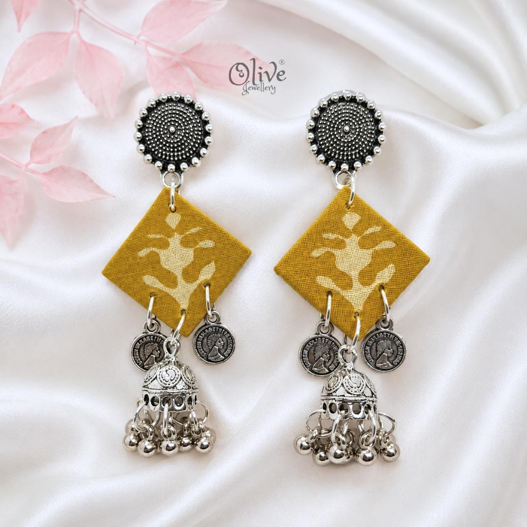 Handmade Kalamkari Earrings -091