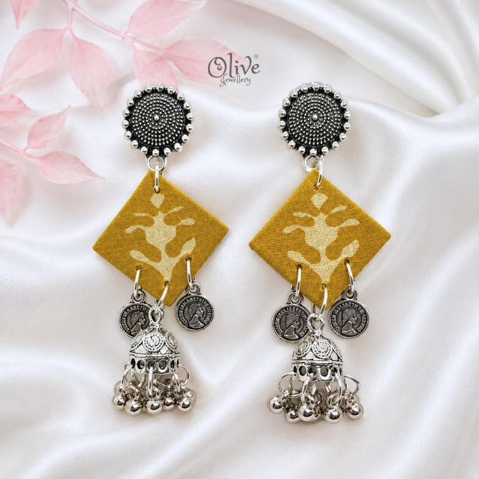 Handmade Kalamkari Earrings -091