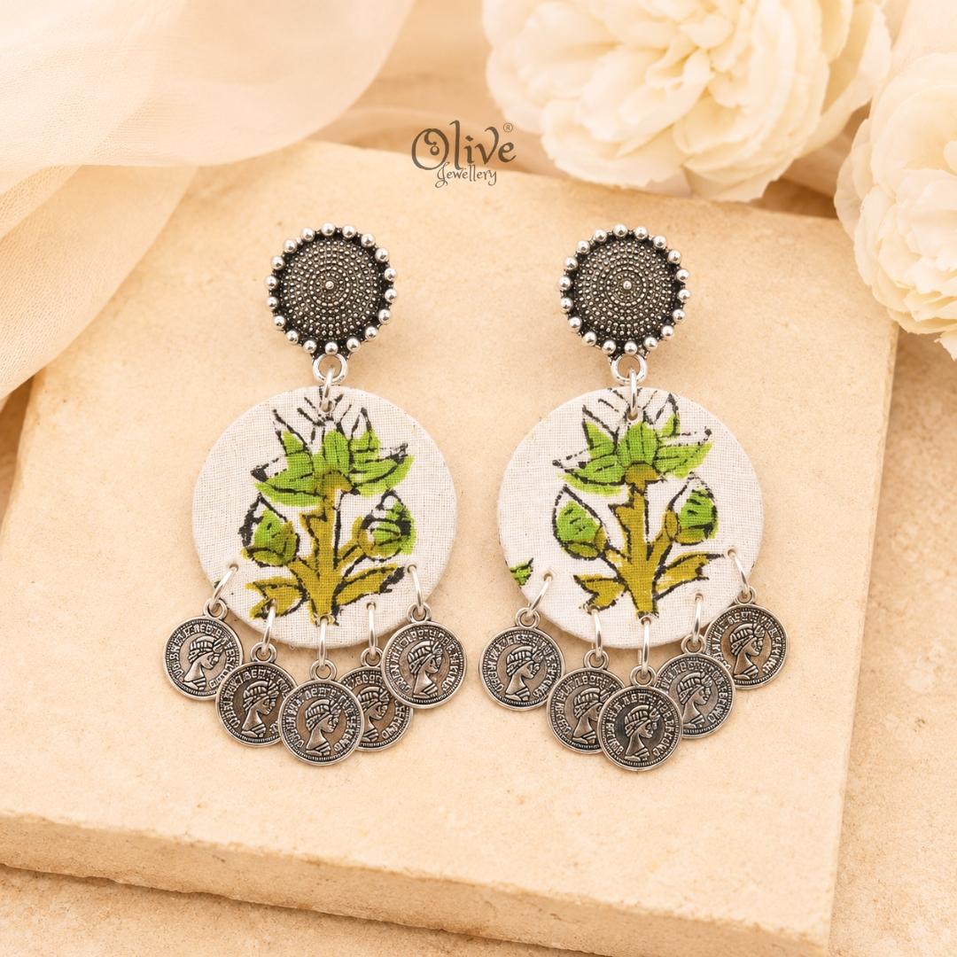 Handmade Kalamkari Earrings -092