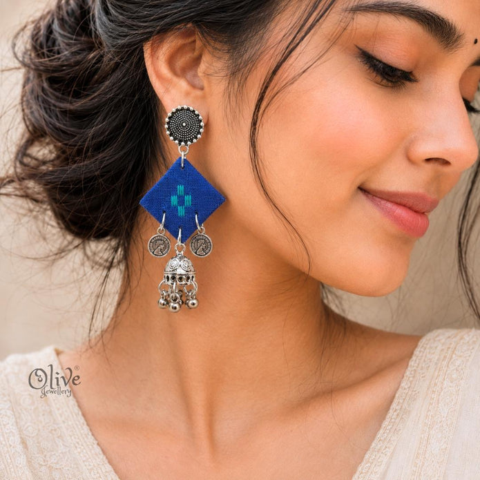 Handmade Kalamkari Earrings -093