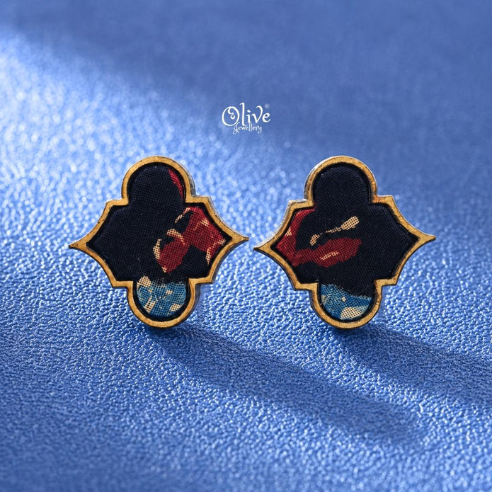 Handmade Kalamkari Earrings -095