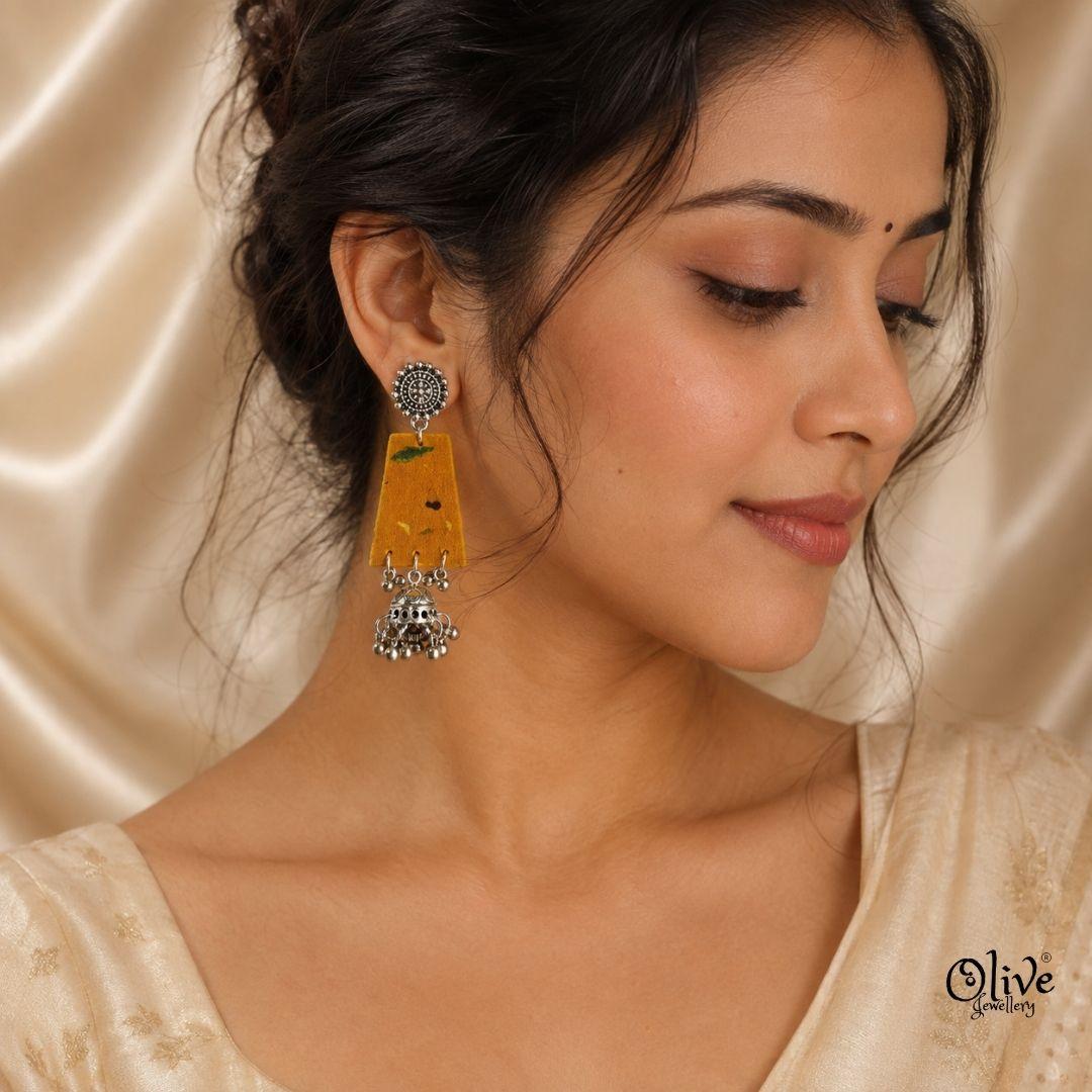 Handmade Kalamkari Earrings -102