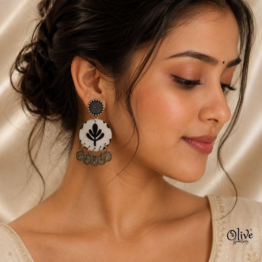 Handmade Kalamkari Earrings -103