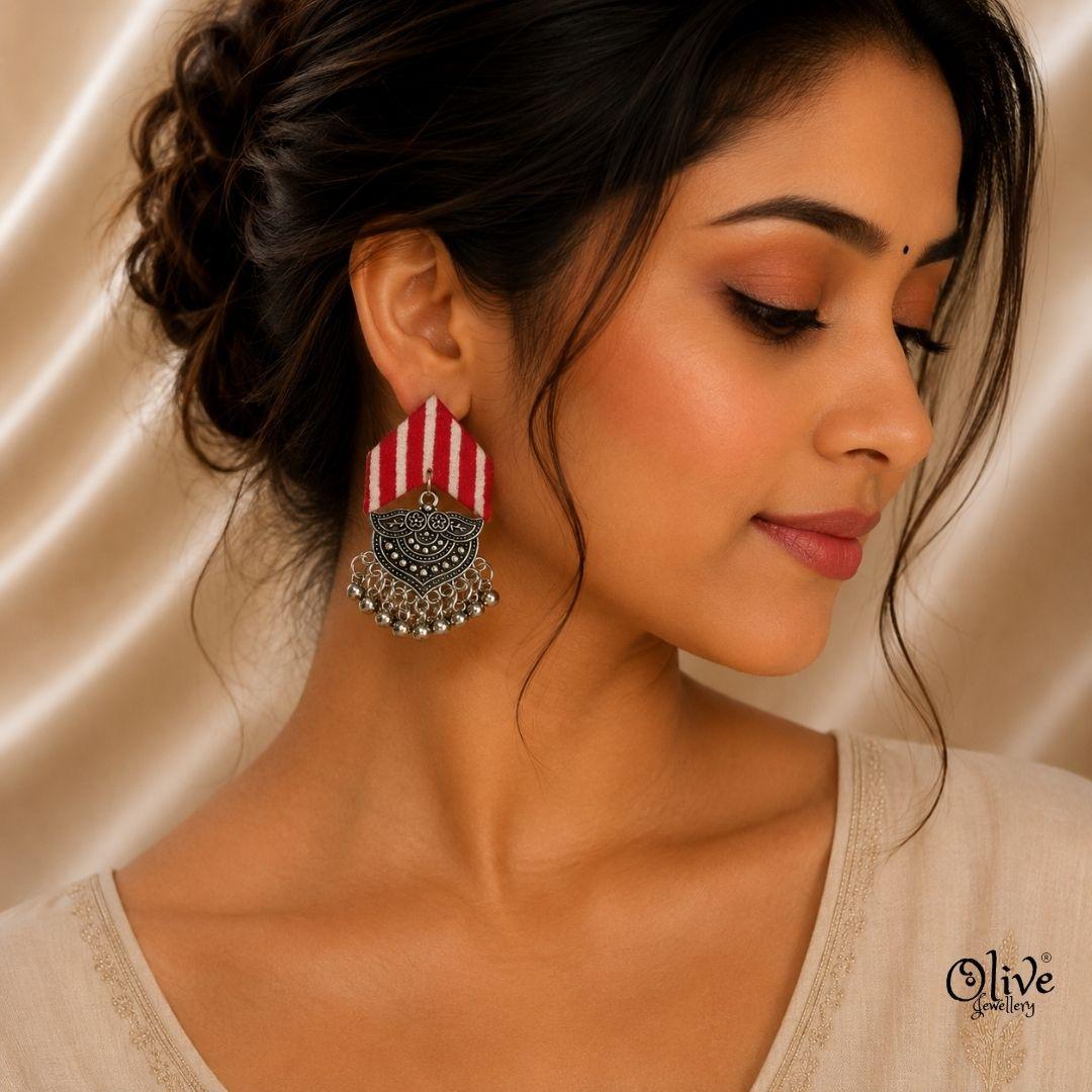 Handmade Kalamkari Earrings -110