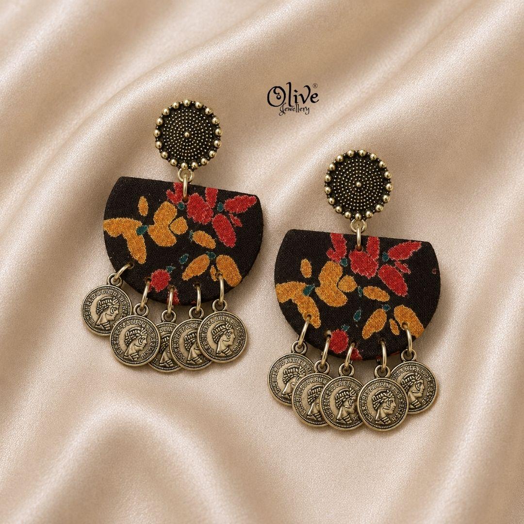 Handmade Kalamkari Earrings -111