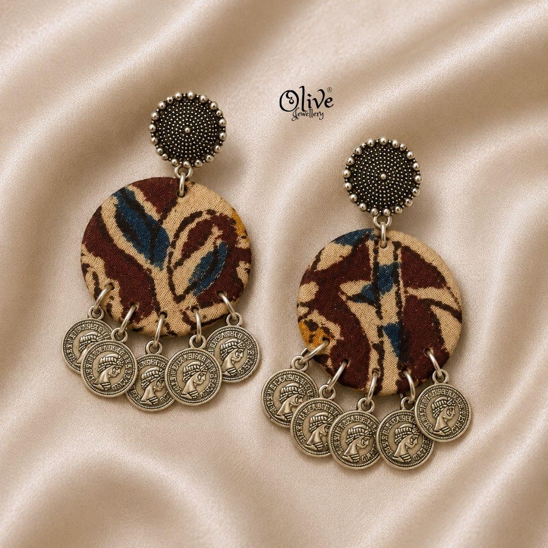 Handmade Kalamkari Earrings -112