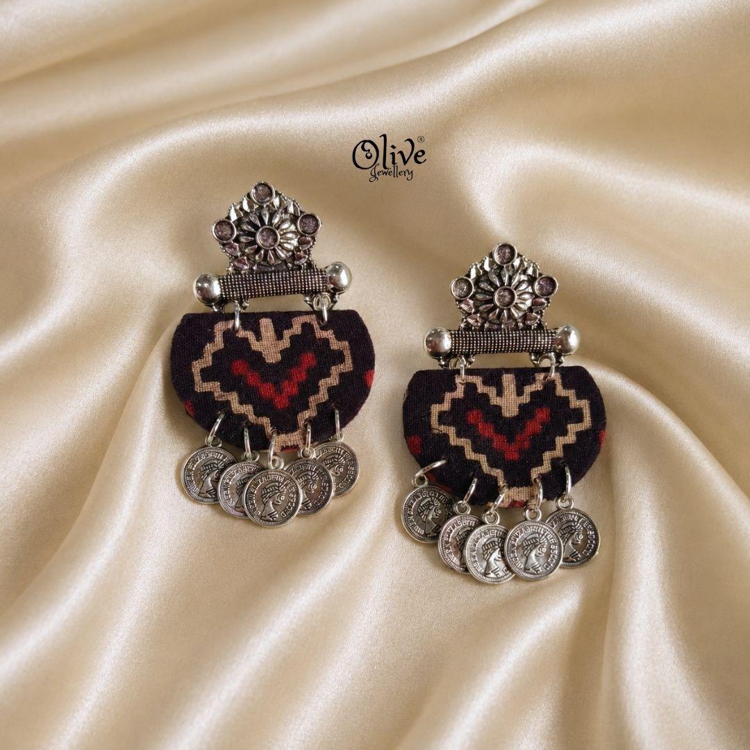 Handmade Kalamkari Earrings -114