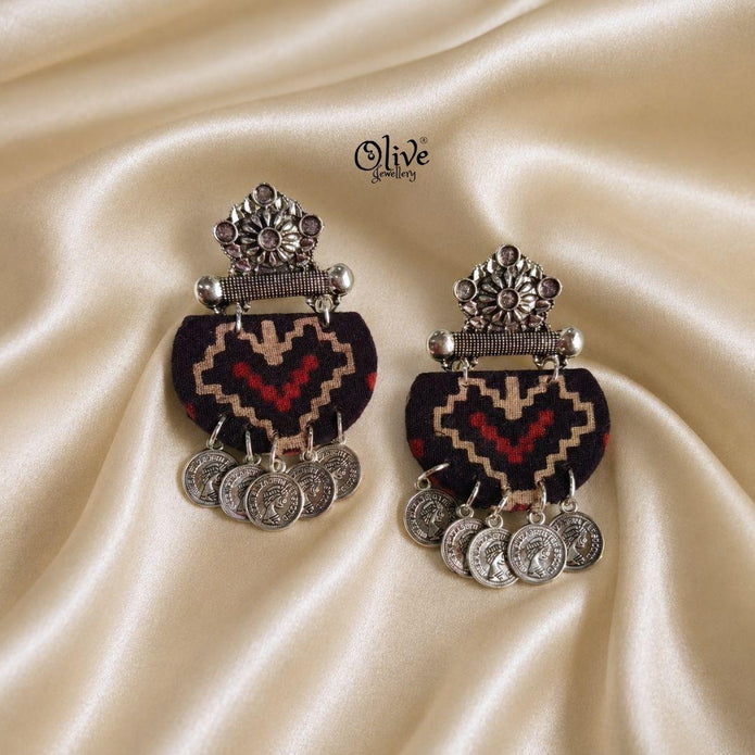 Handmade Kalamkari Earrings -114