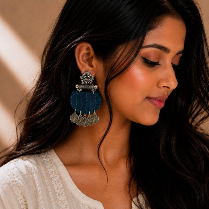 Handmade Kalamkari Earrings -116