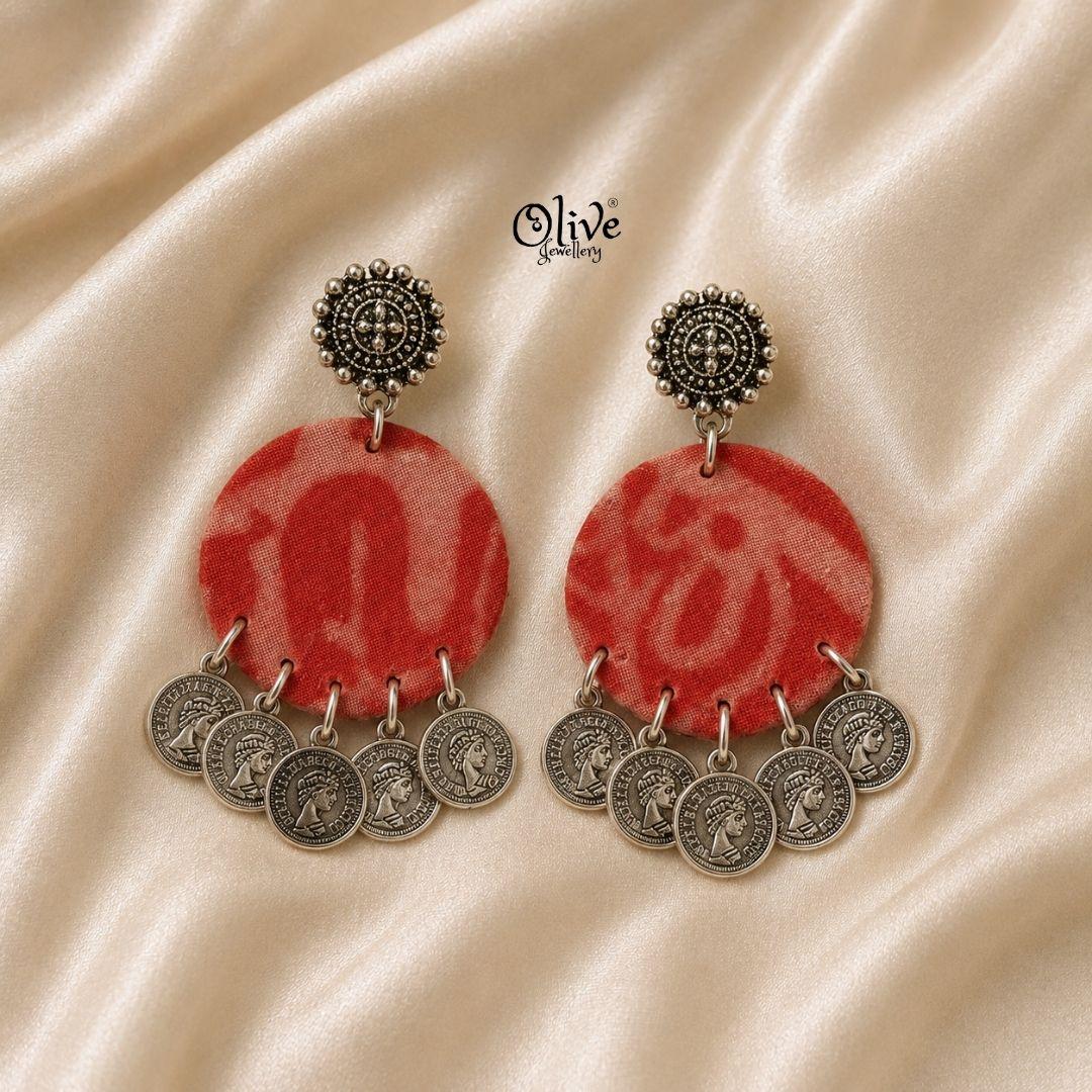 Handmade Kalamkari Earrings -118