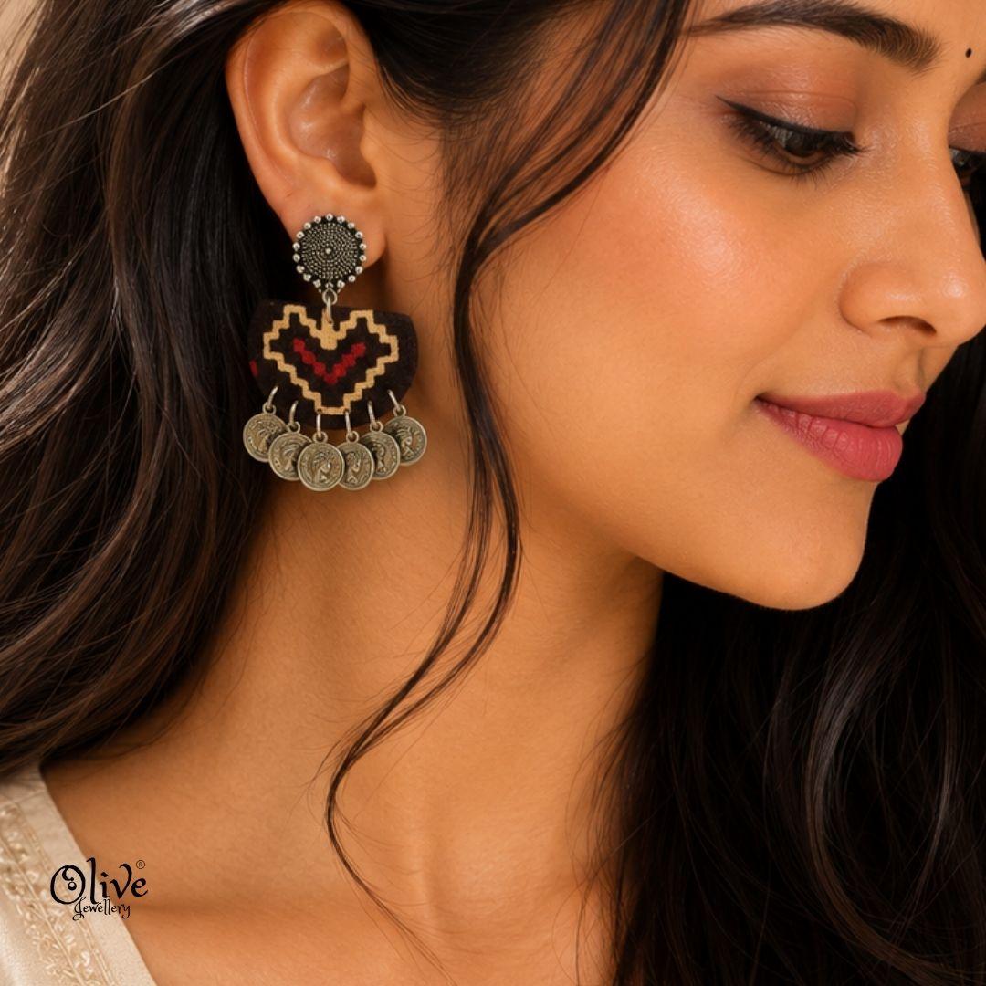 Handmade Kalamkari Earrings -120