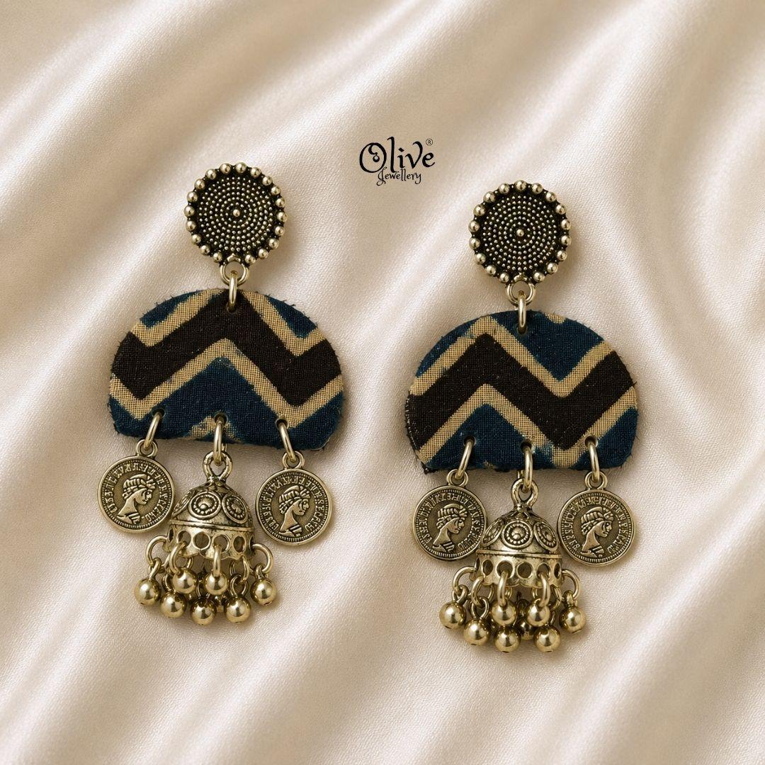 Handmade Kalamkari Earrings -121