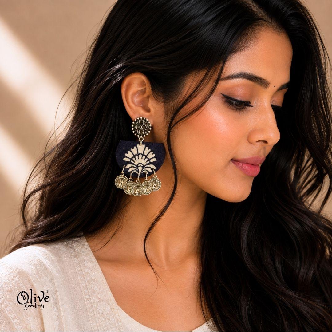 Handmade Kalamkari Earrings -125
