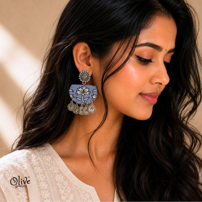 Handmade Kalamkari Earrings -126