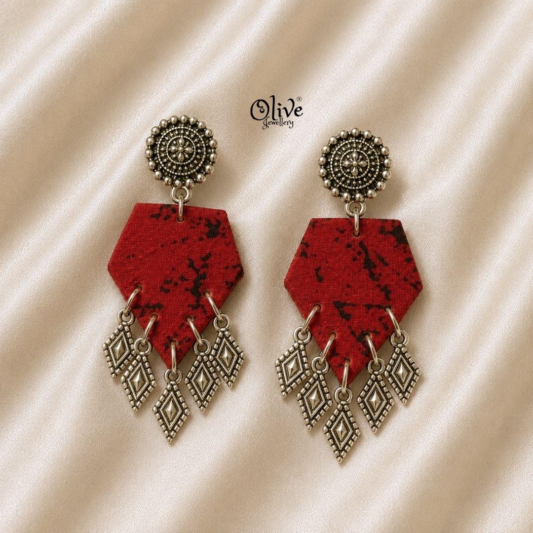 Handmade Kalamkari Earrings -128