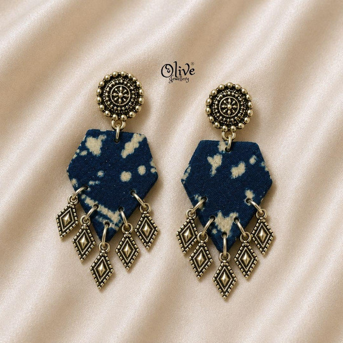 Handmade Kalamkari Earrings -129