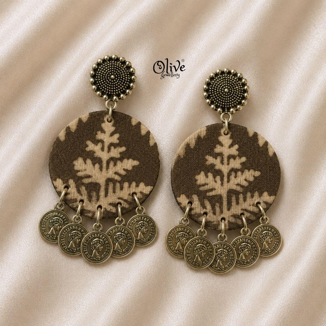 Handmade Kalamkari Earrings -130