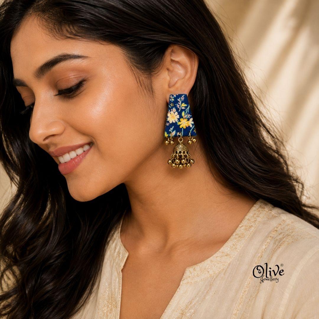 Handmade Kalamkari Earrings -136