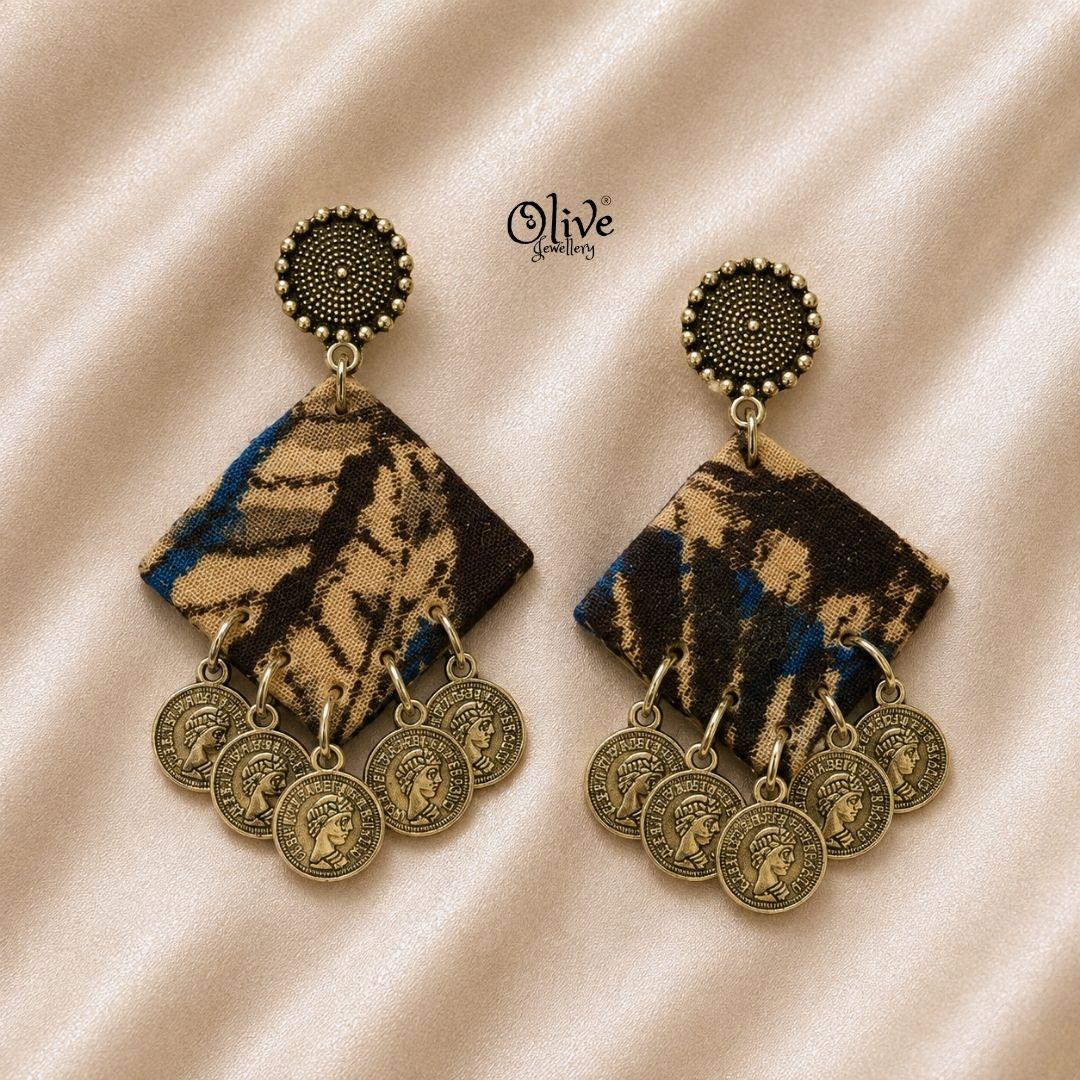 Handmade Kalamkari Earrings -138