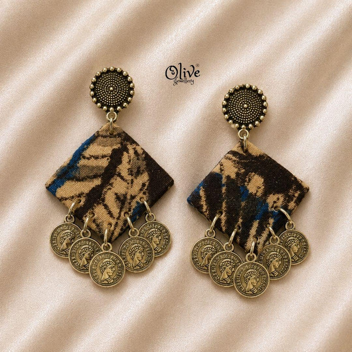 Handmade Kalamkari Earrings -138