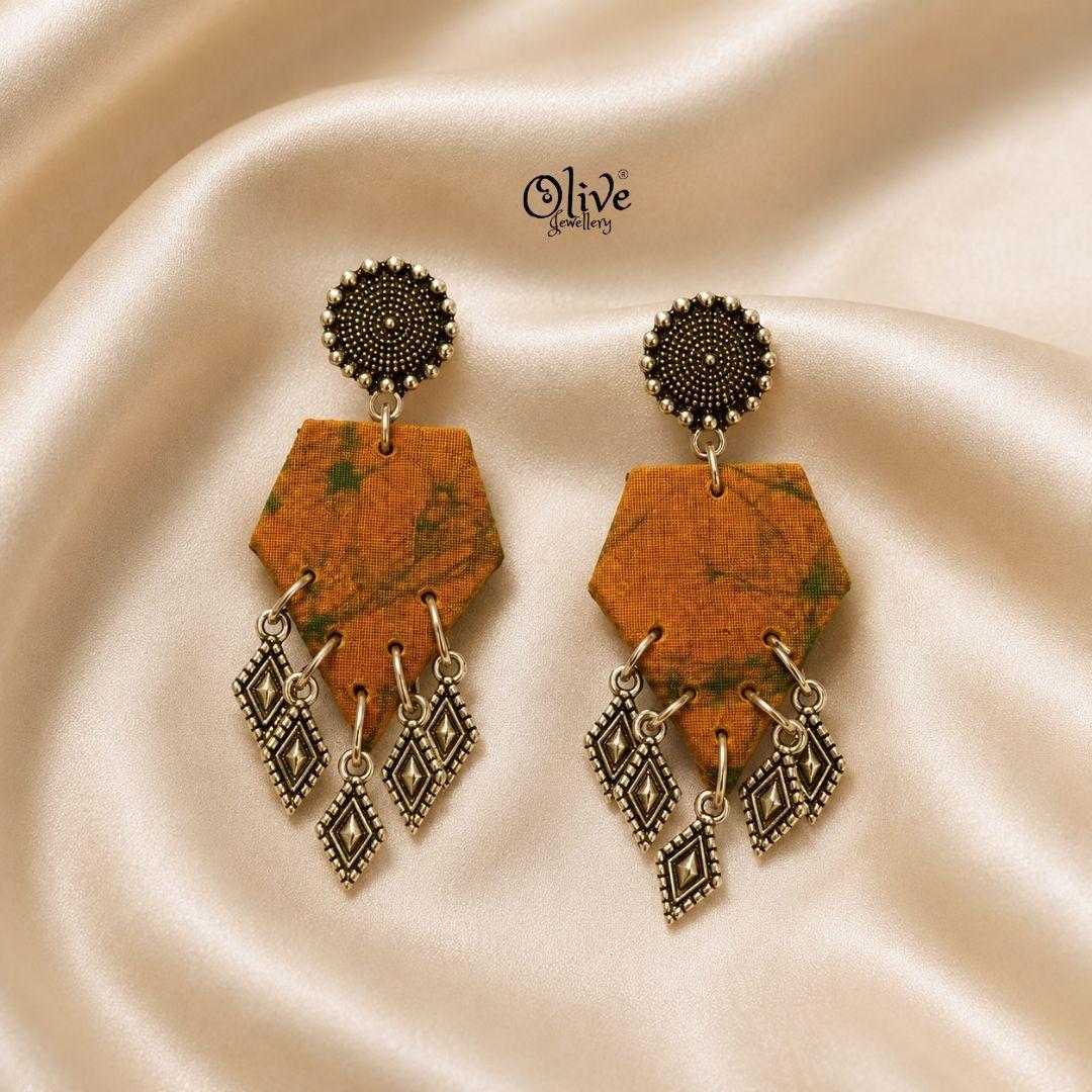 Handmade Kalamkari Earrings -140