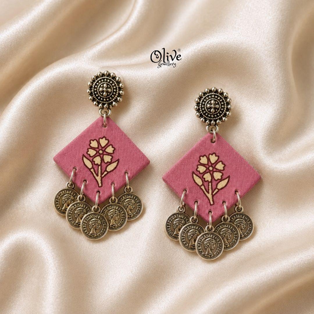 Handmade Kalamkari Earrings -142
