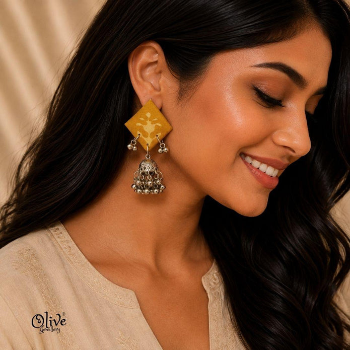 Handmade Kalamkari Earrings -145