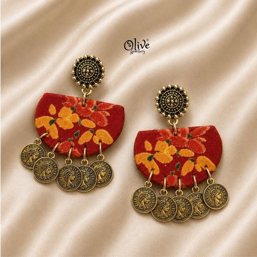 Handmade Kalamkari Earrings -147