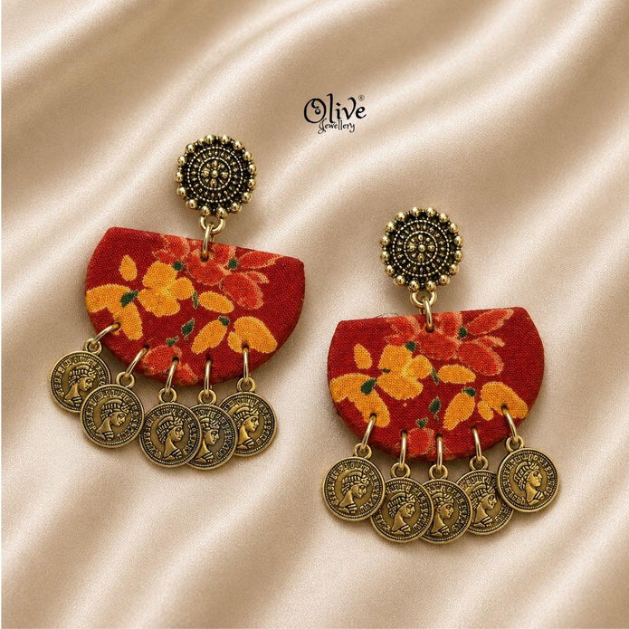 Handmade Kalamkari Earrings -147