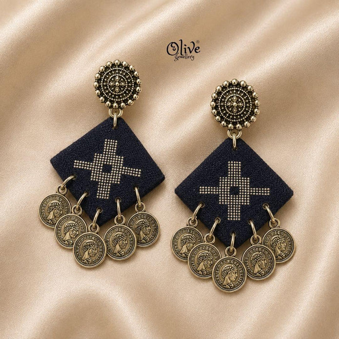 Handmade Kalamkari Earrings -148