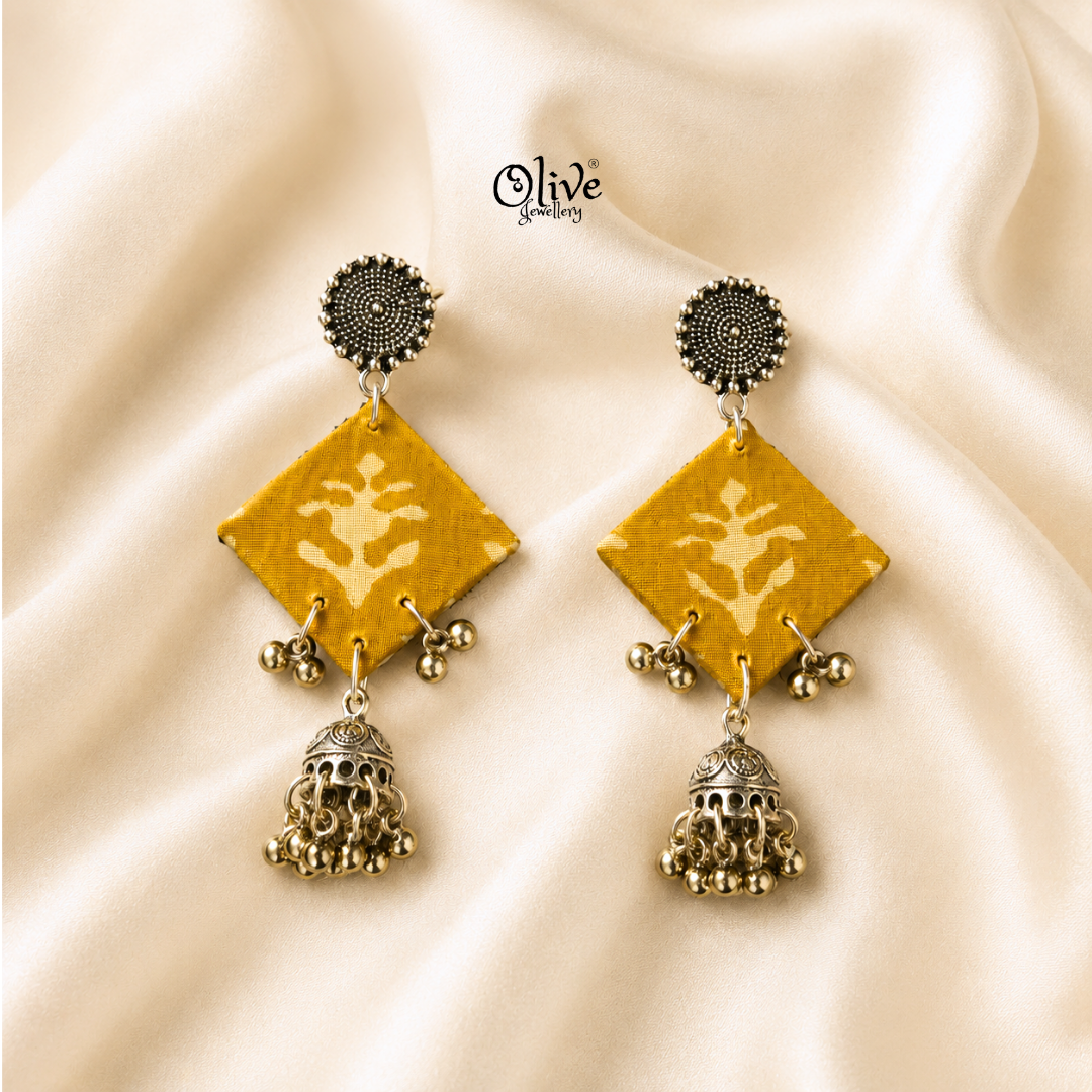 Handmade Kalamkari Earrings -157